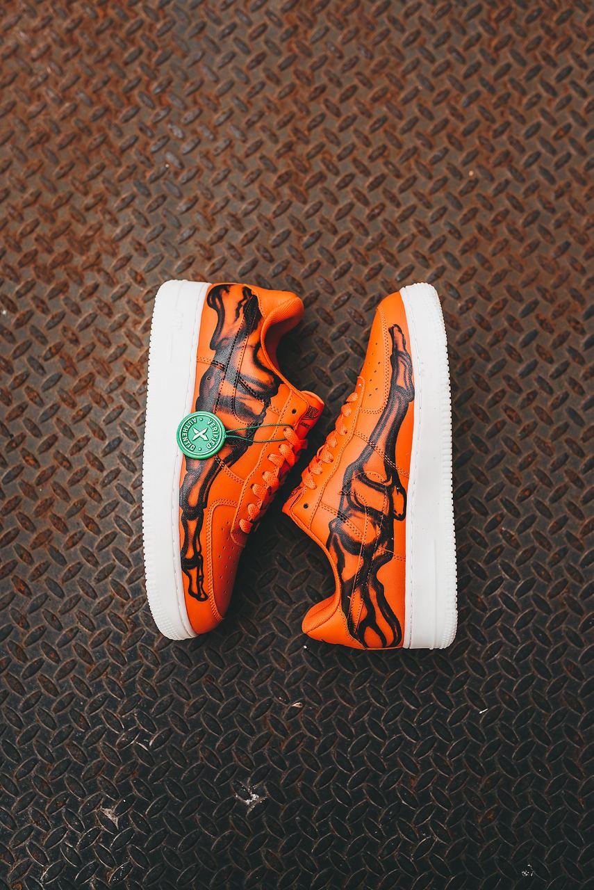 Nike Air Force 1 Skeleton QS Orange