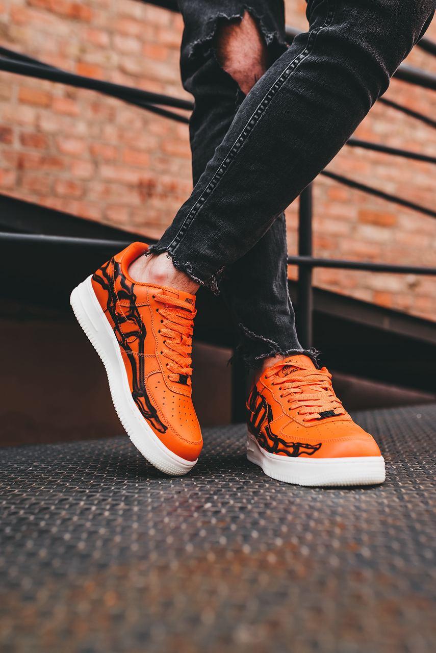Nike Air Force 1 Skeleton QS Orange