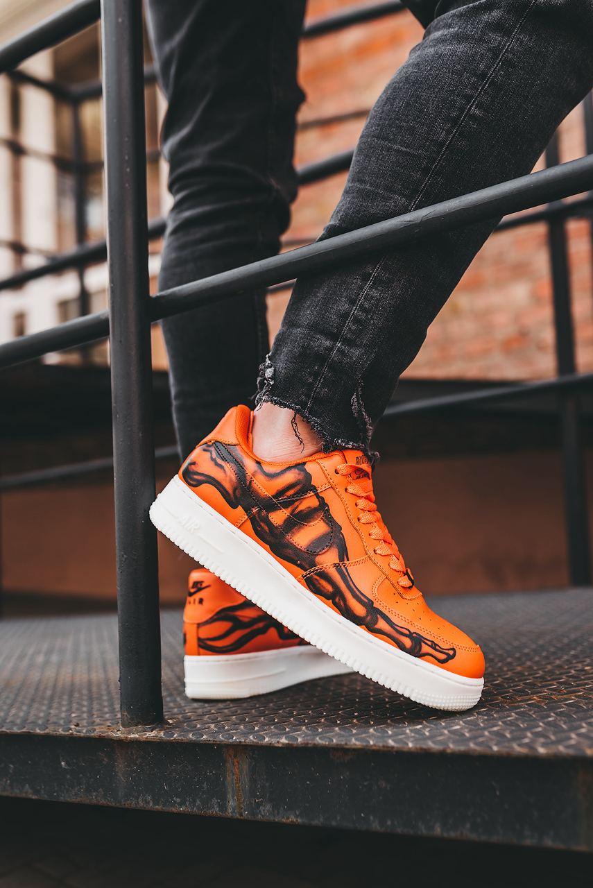 Nike Air Force 1 Skeleton QS Orange