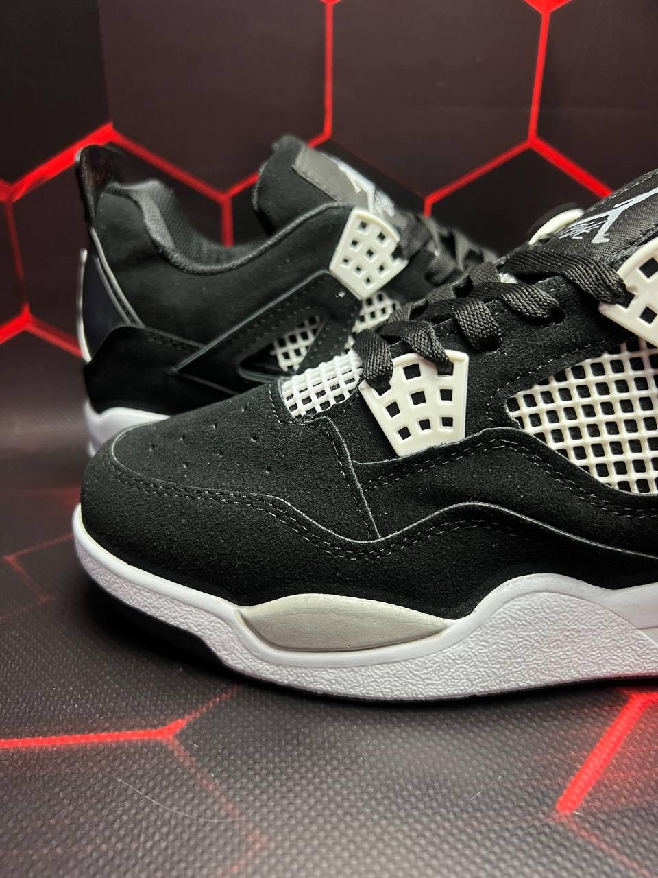 Nike Air Jordan Retro 4 Black White v2