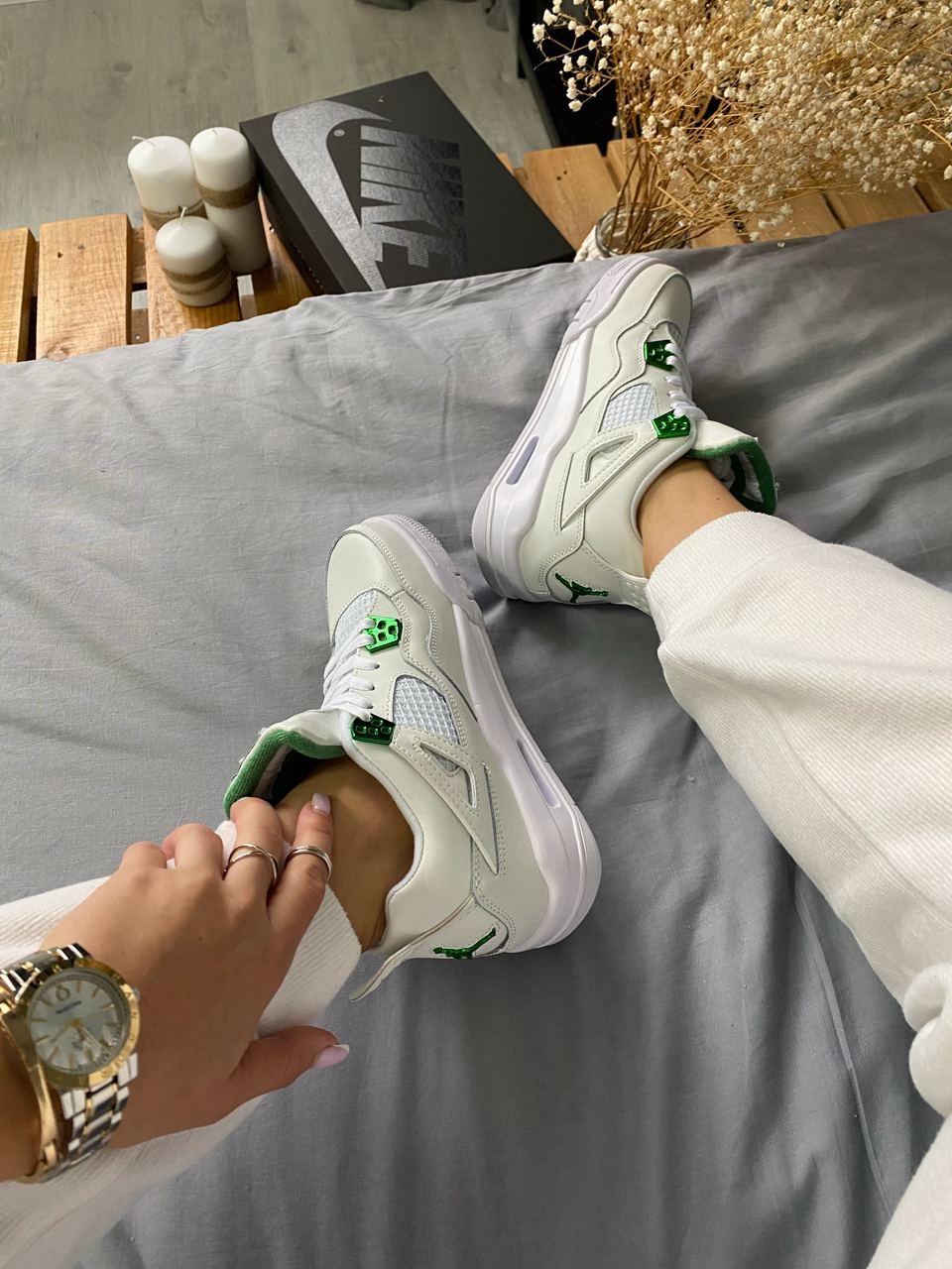 Nike Air Jordan 4 Retro Green Metallic