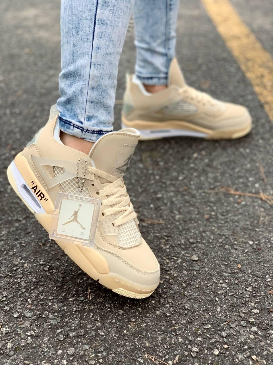 Nike Air Jordan Retro 4 Beige 2