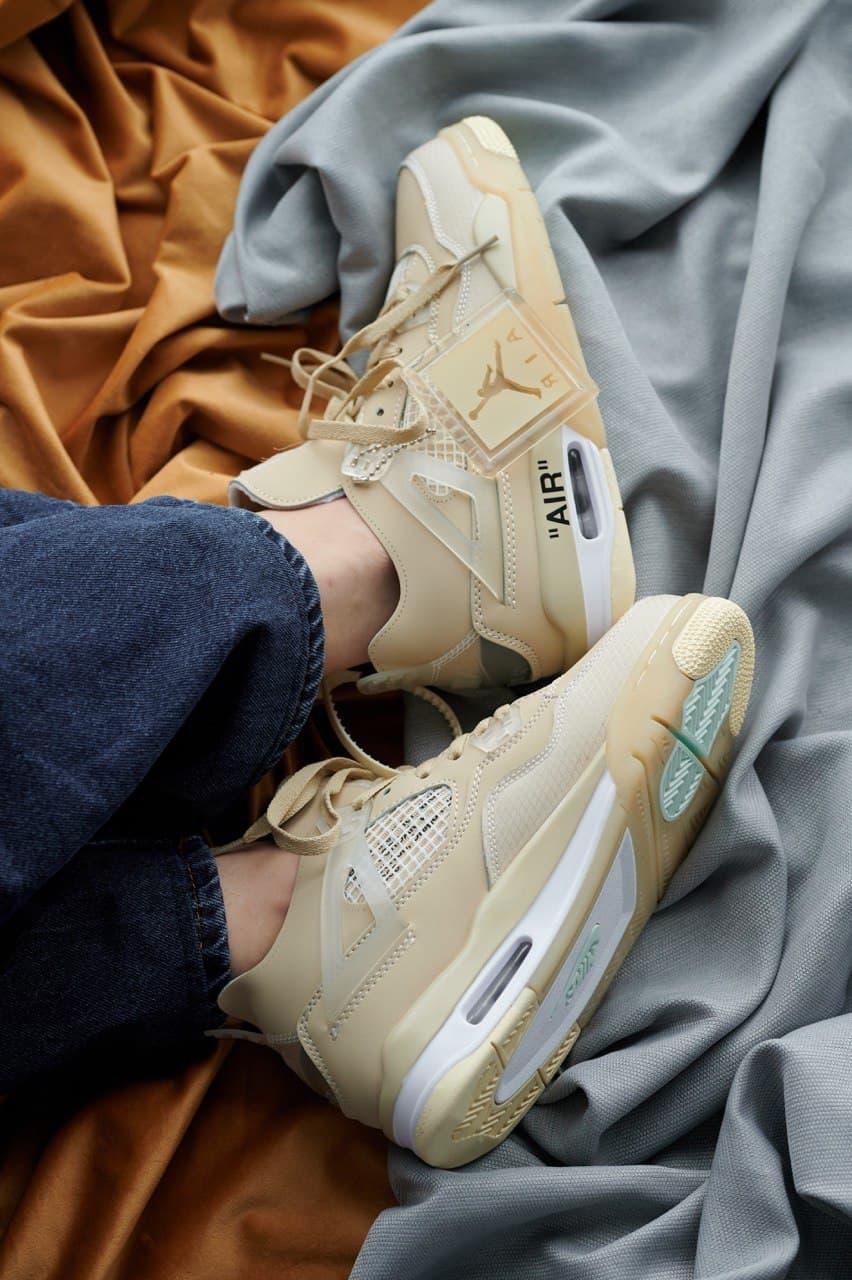 Nike Air Jordan Retro 4 Beige 2