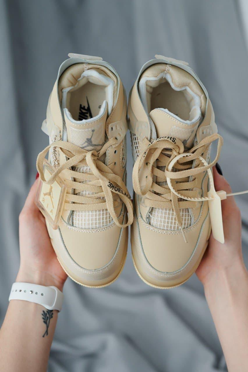 Nike Air Jordan Retro 4 Beige 2