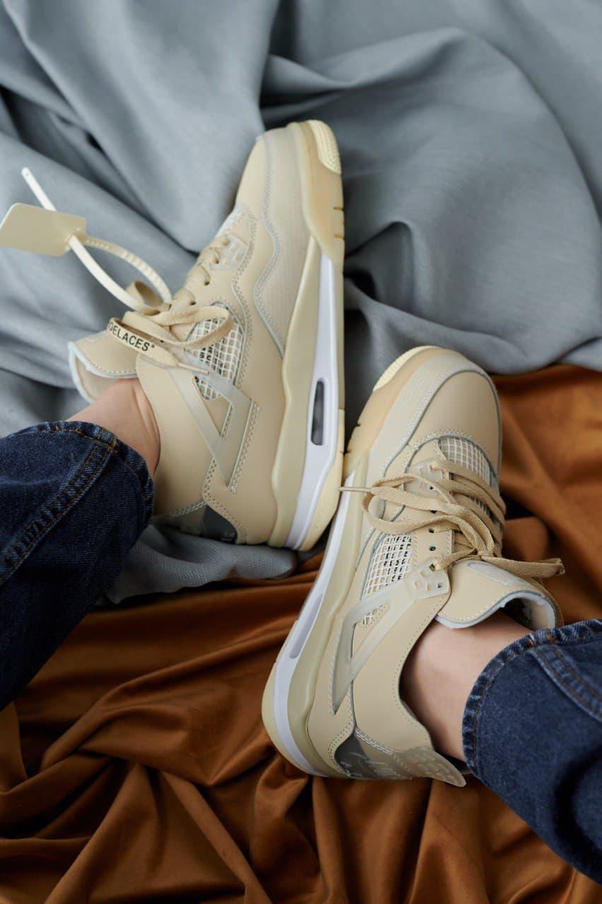 Nike Air Jordan Retro 4 Beige 2