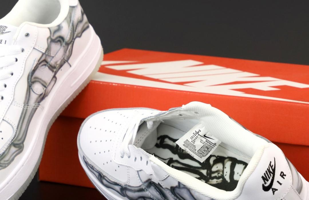 Nike Air Force 1 Skeleton QS White