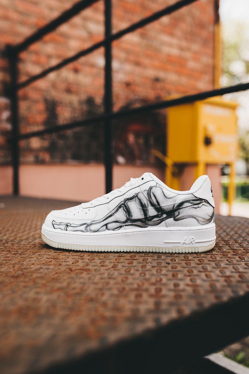 Nike Air Force 1 Skeleton QS White