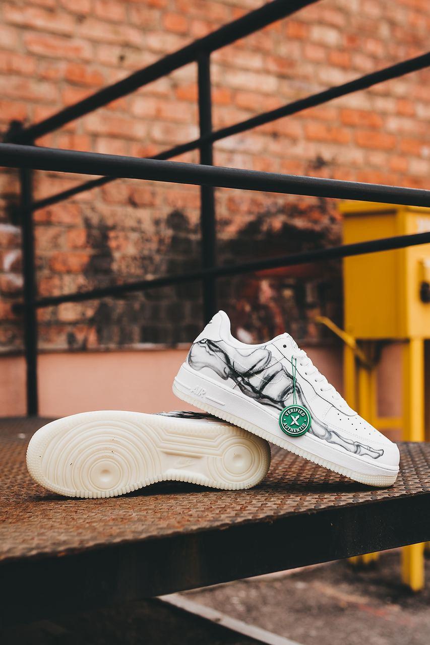 Nike Air Force 1 Skeleton QS White