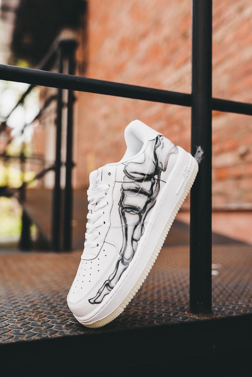 Nike Air Force 1 Skeleton QS White