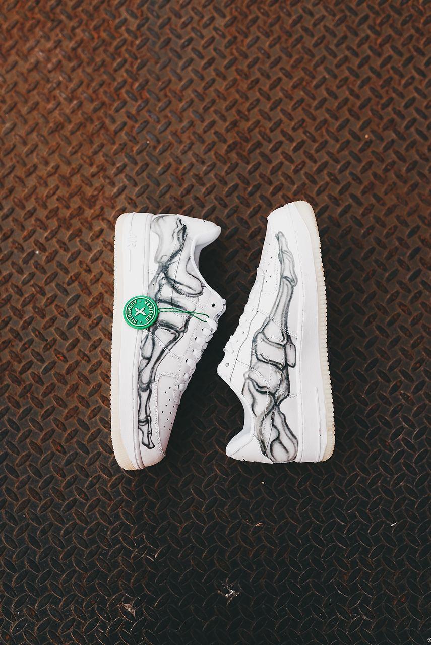 Nike Air Force 1 Skeleton QS White