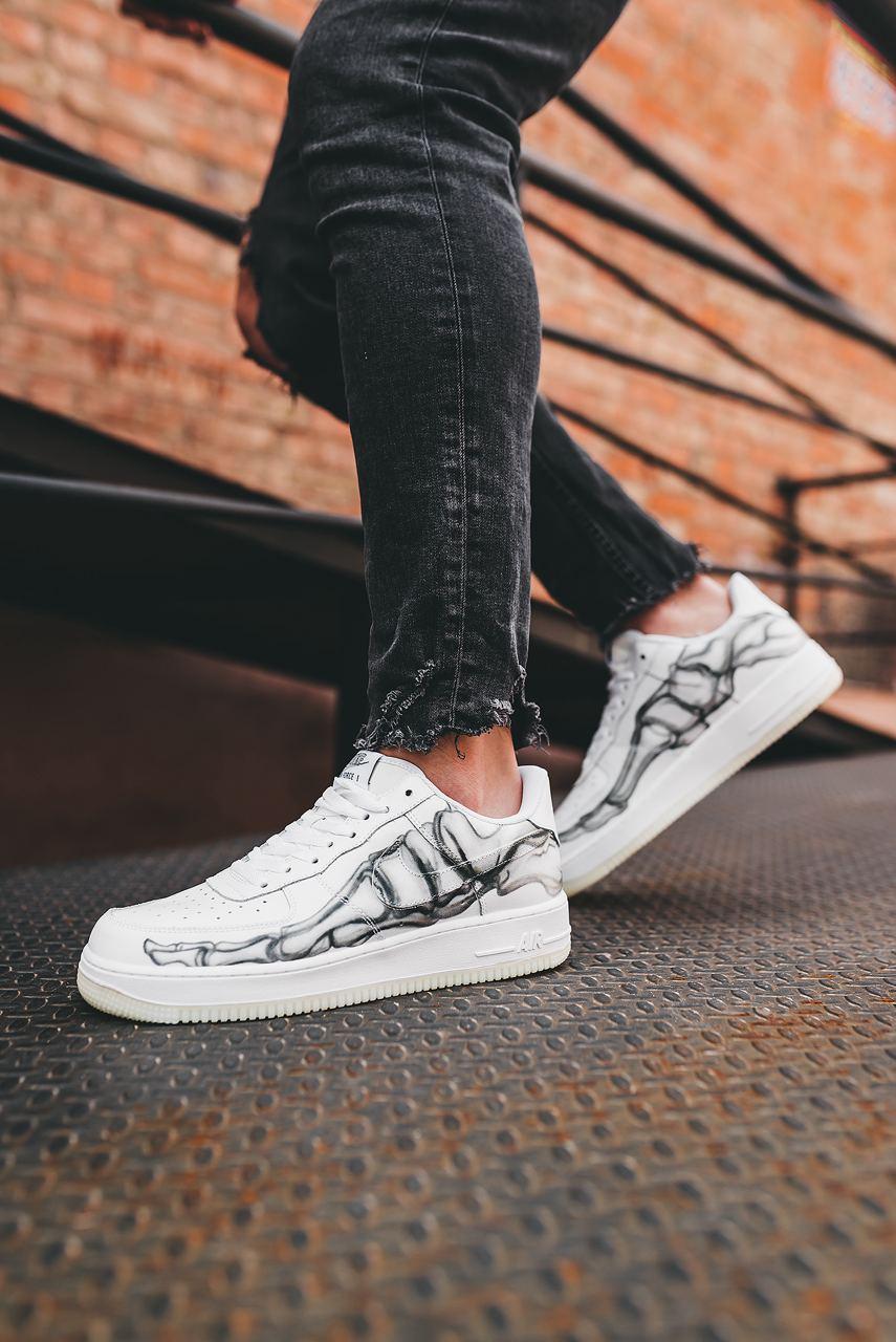 Nike Air Force 1 Skeleton QS White