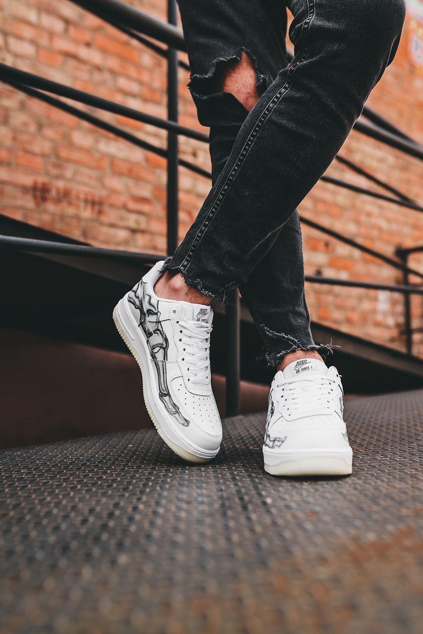 Nike Air Force 1 Skeleton QS White