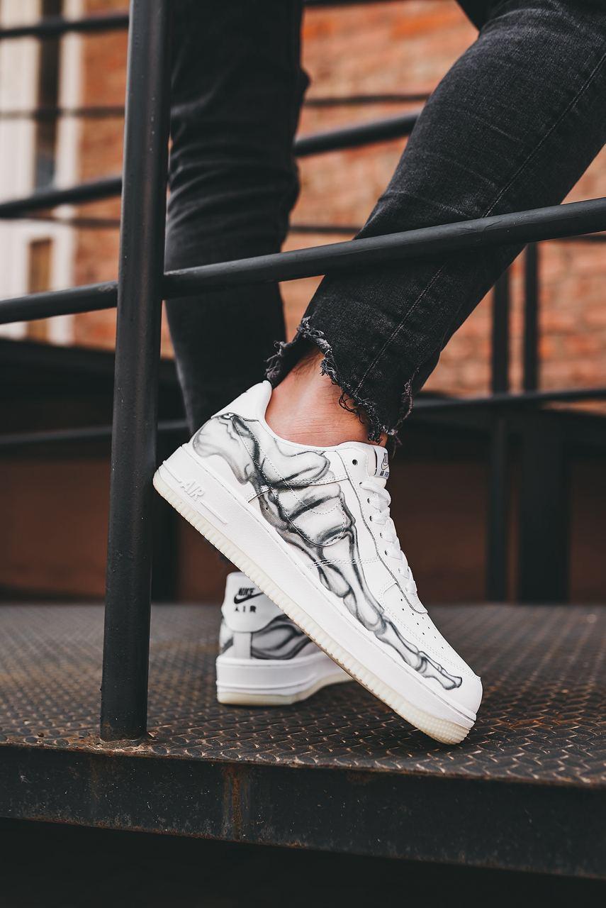 Nike Air Force 1 Skeleton QS White