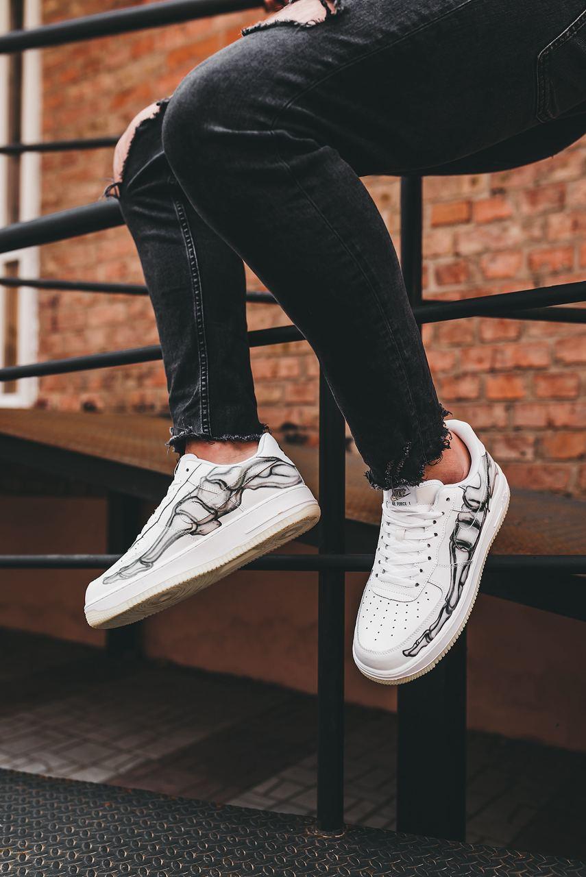 Nike Air Force 1 Skeleton QS White