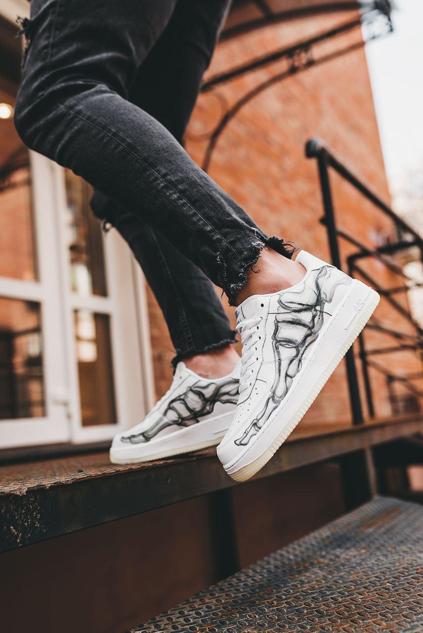 Nike Air Force 1 Skeleton QS White
