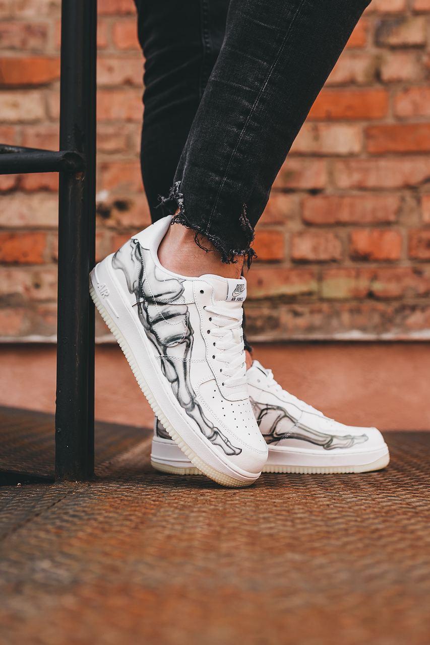 Nike Air Force 1 Skeleton QS White
