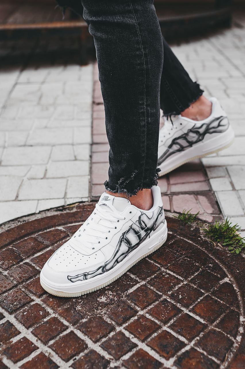 Nike Air Force 1 Skeleton QS White