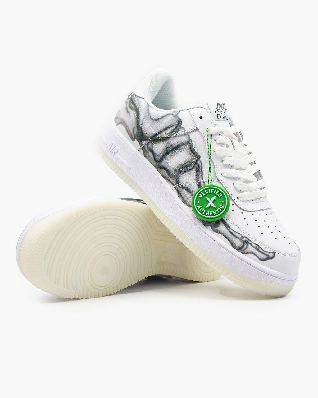 Nike Air Force 1 Skeleton QS White