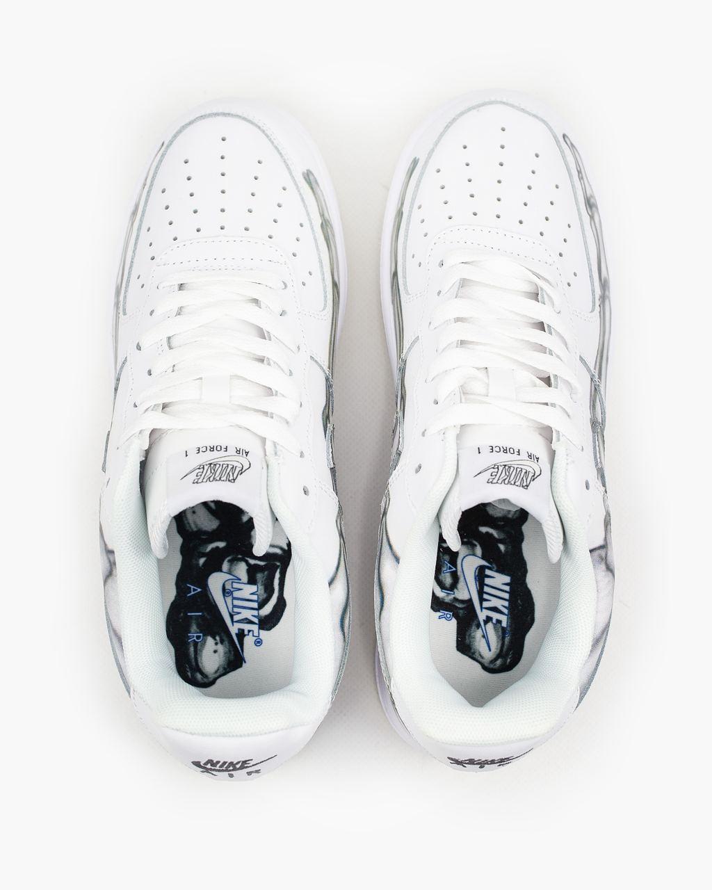 Nike Air Force 1 Skeleton QS White