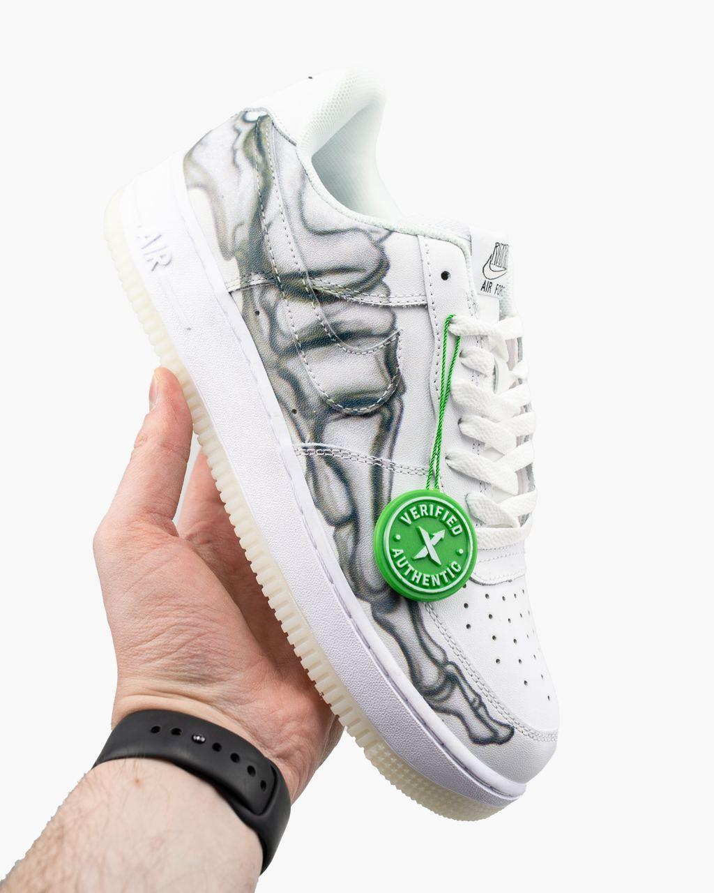 Nike Air Force 1 Skeleton QS White