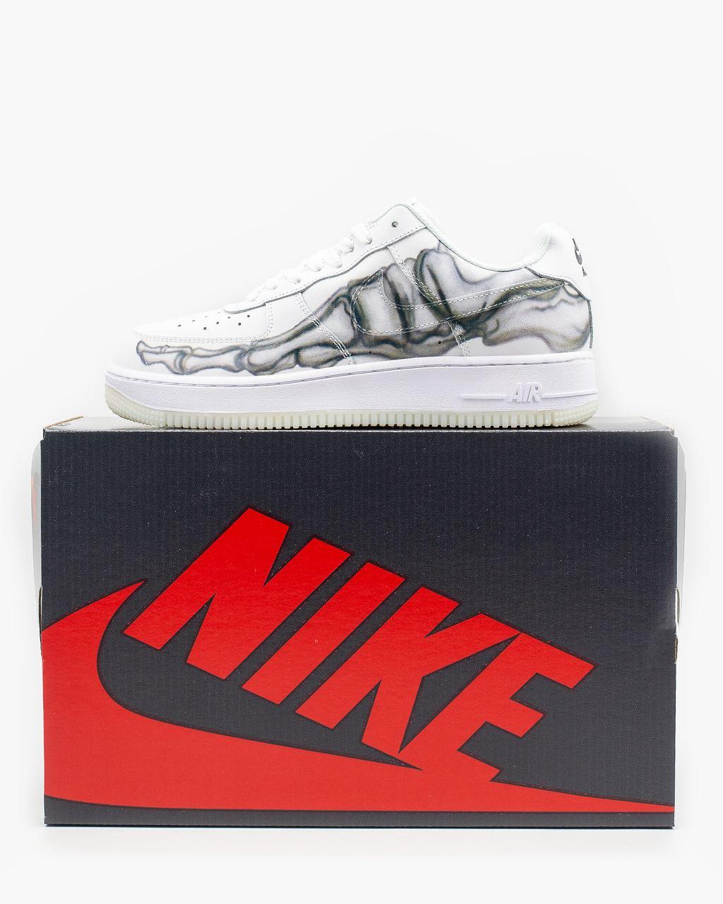Nike Air Force 1 Skeleton QS White