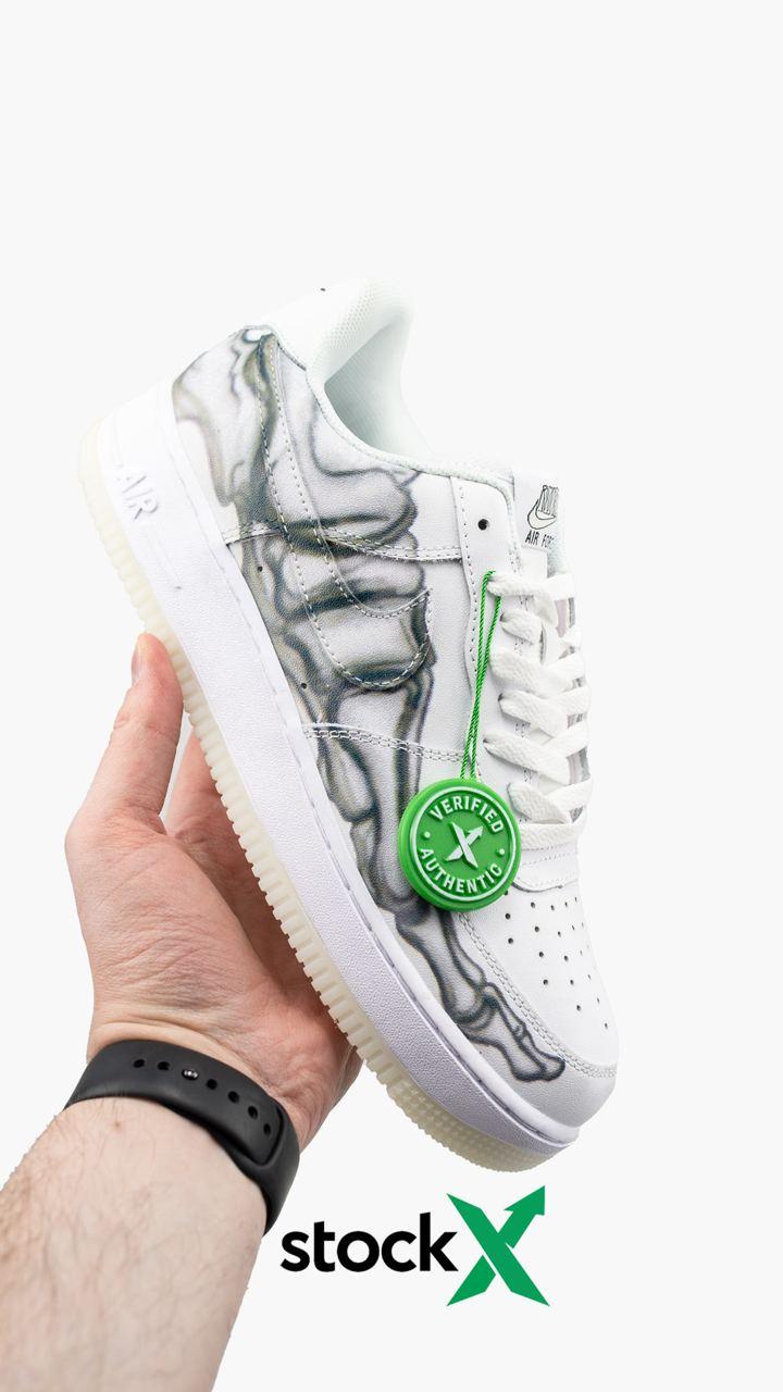 Nike Air Force 1 Skeleton QS White