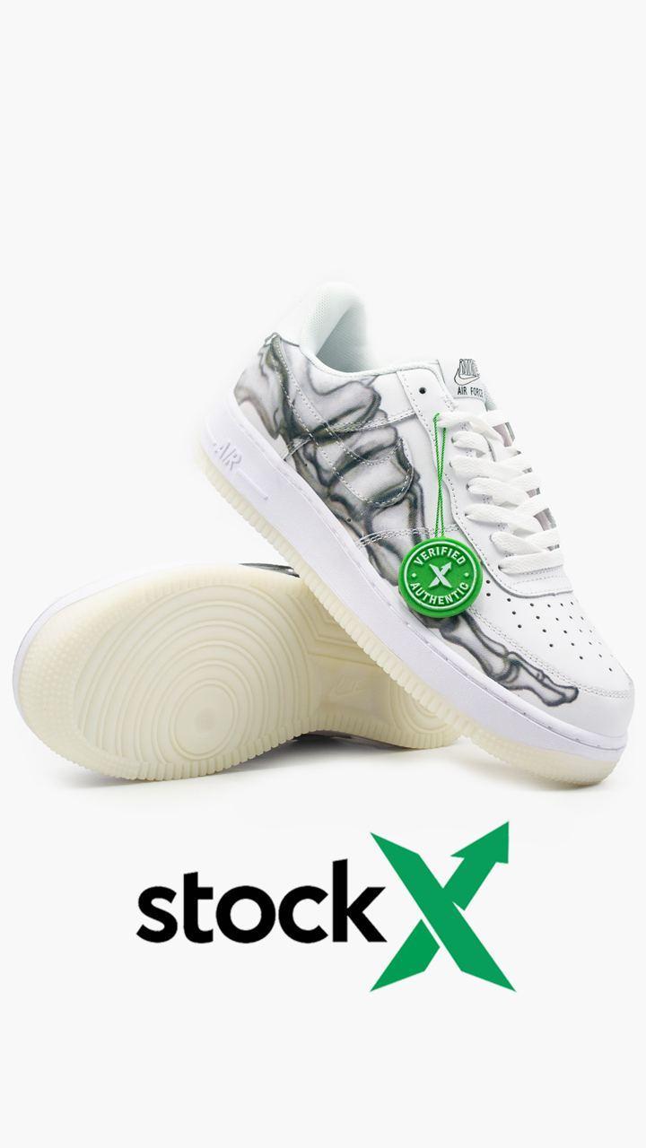 Nike Air Force 1 Skeleton QS White