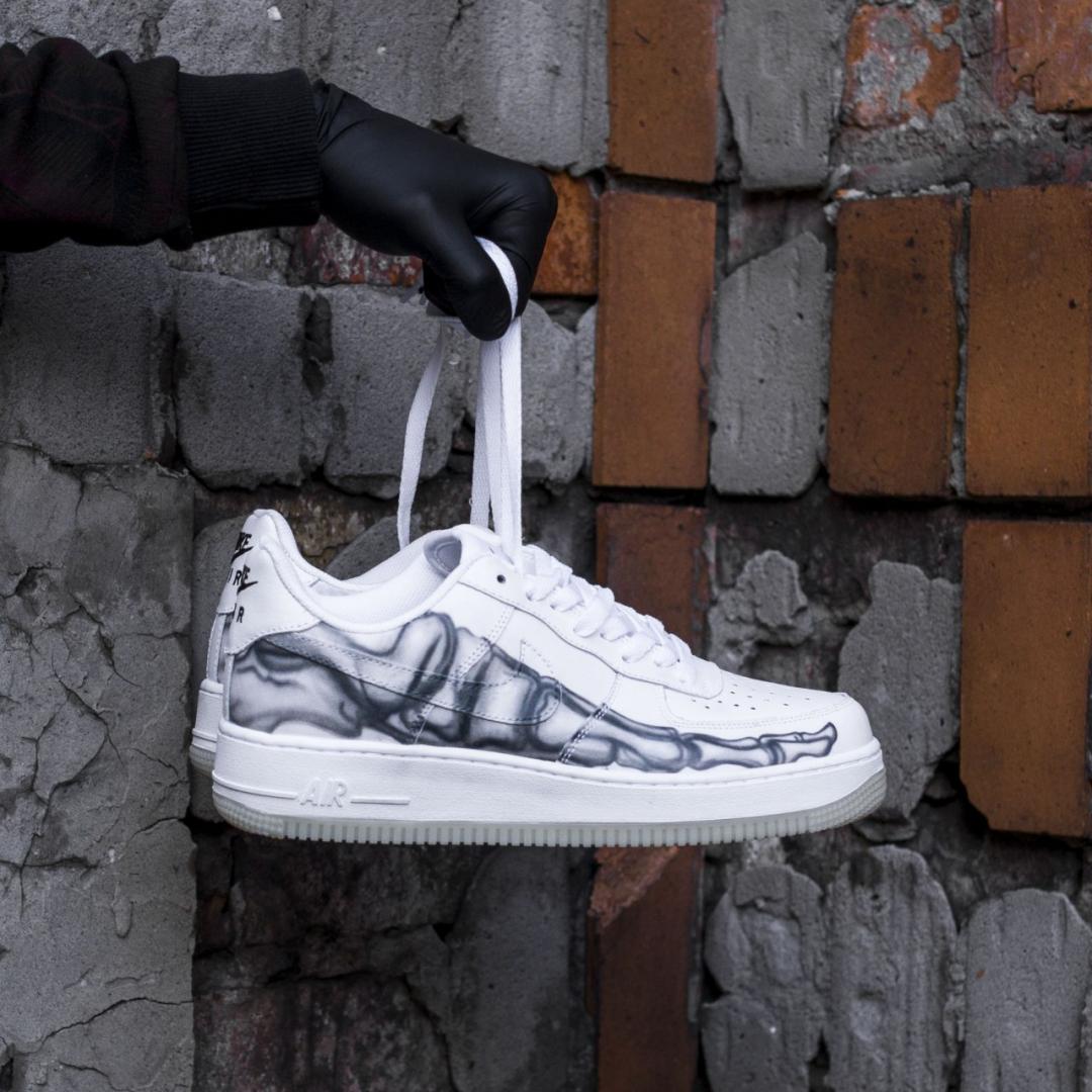 Nike Air Force 1 Skeleton QS White