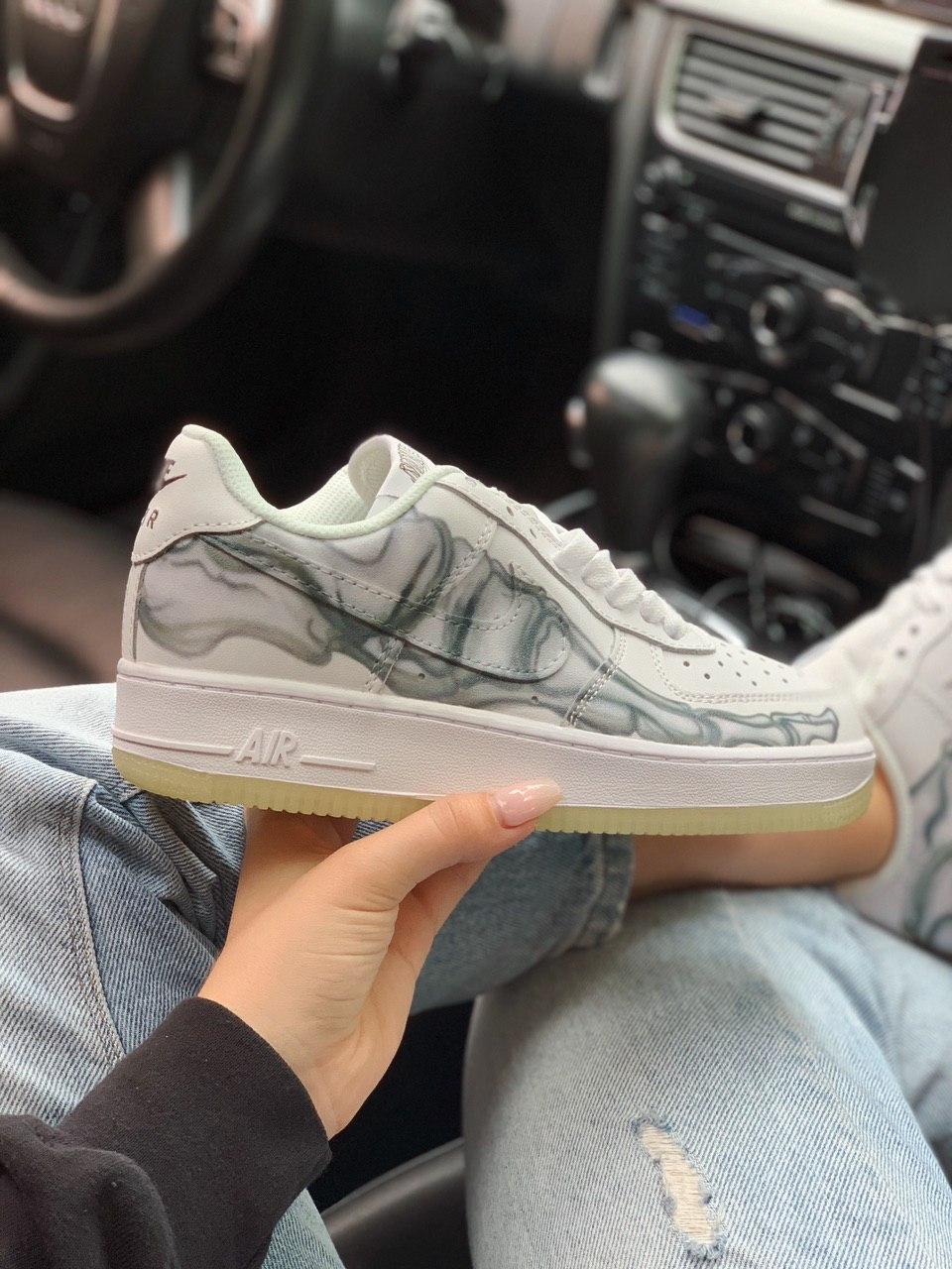 Nike Air Force 1 Skeleton QS White