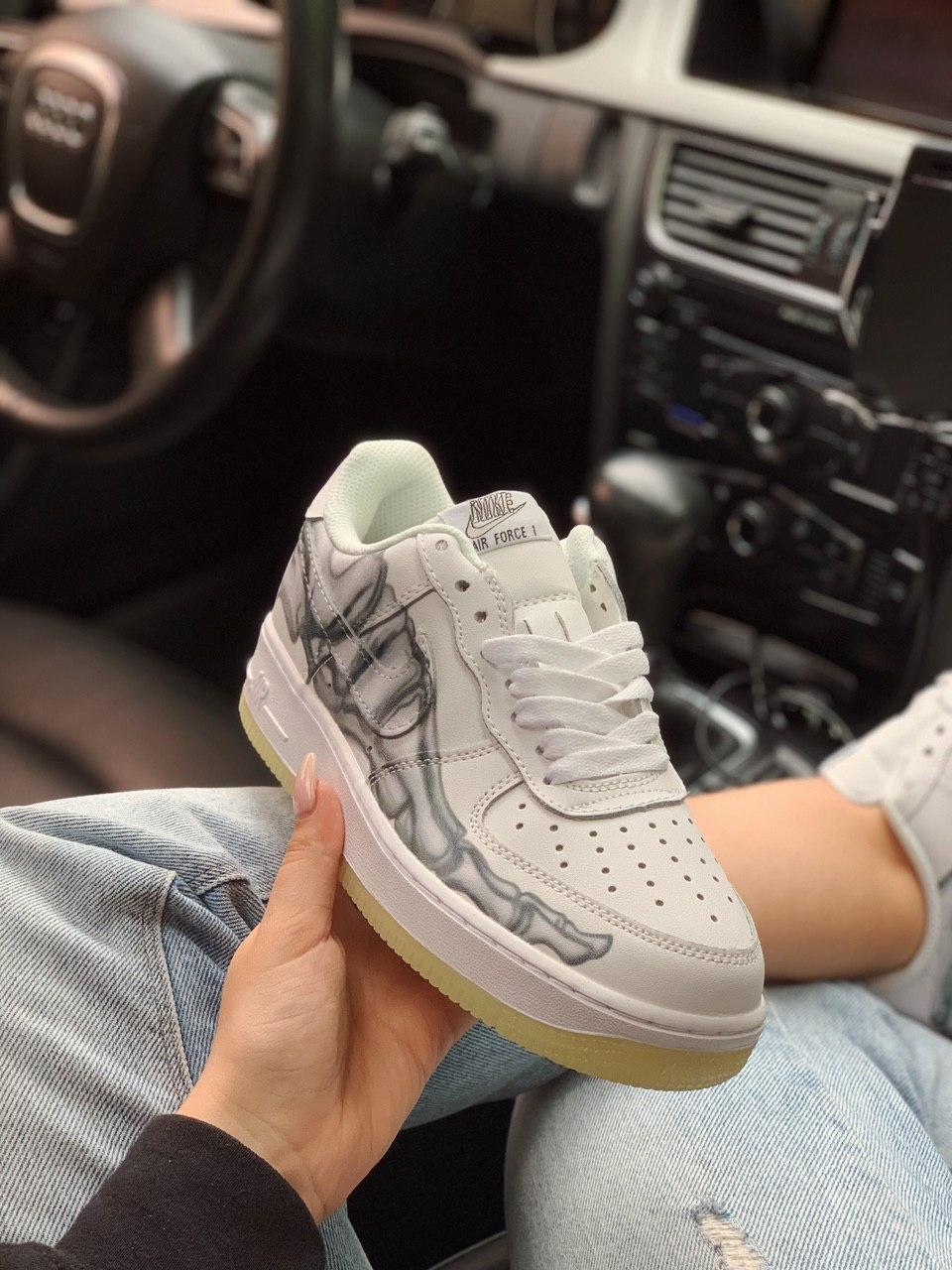 Nike Air Force 1 Skeleton QS White