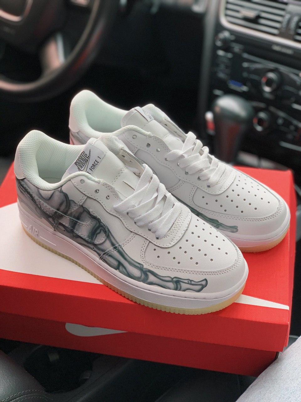 Nike Air Force 1 Skeleton QS White