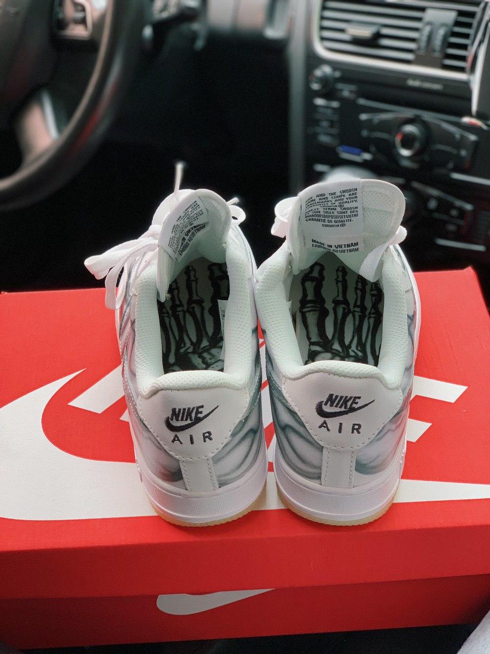 Nike Air Force 1 Skeleton QS White