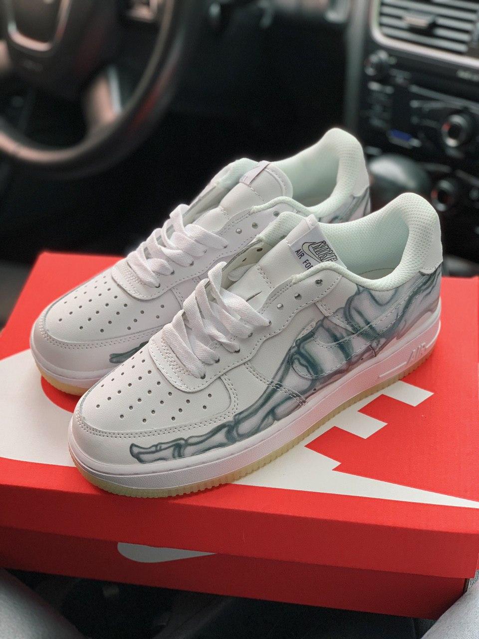 Nike Air Force 1 Skeleton QS White