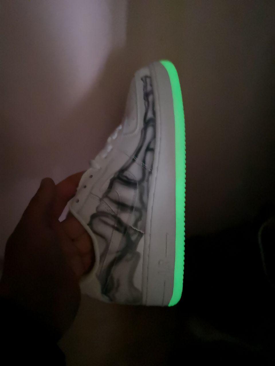 Nike Air Force 1 Skeleton QS White