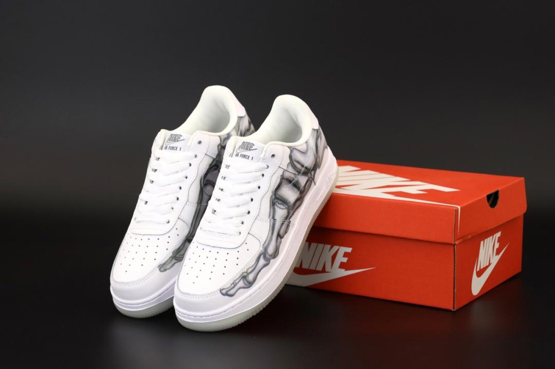 Nike Air Force 1 Skeleton QS White