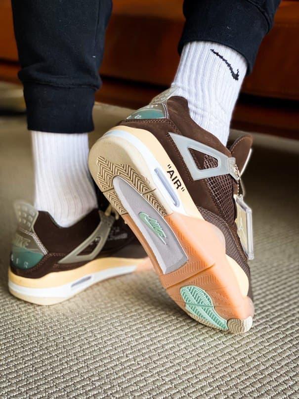 Nike Air Jordan Retro 4 Beige Brown White