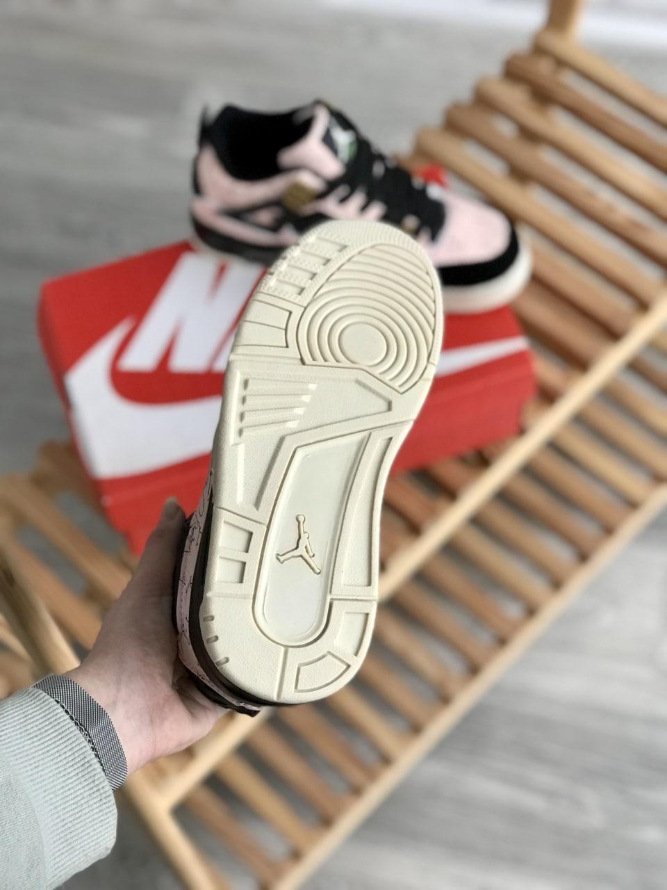 Nike Air Jordan Retro 4 Pink Black White v2