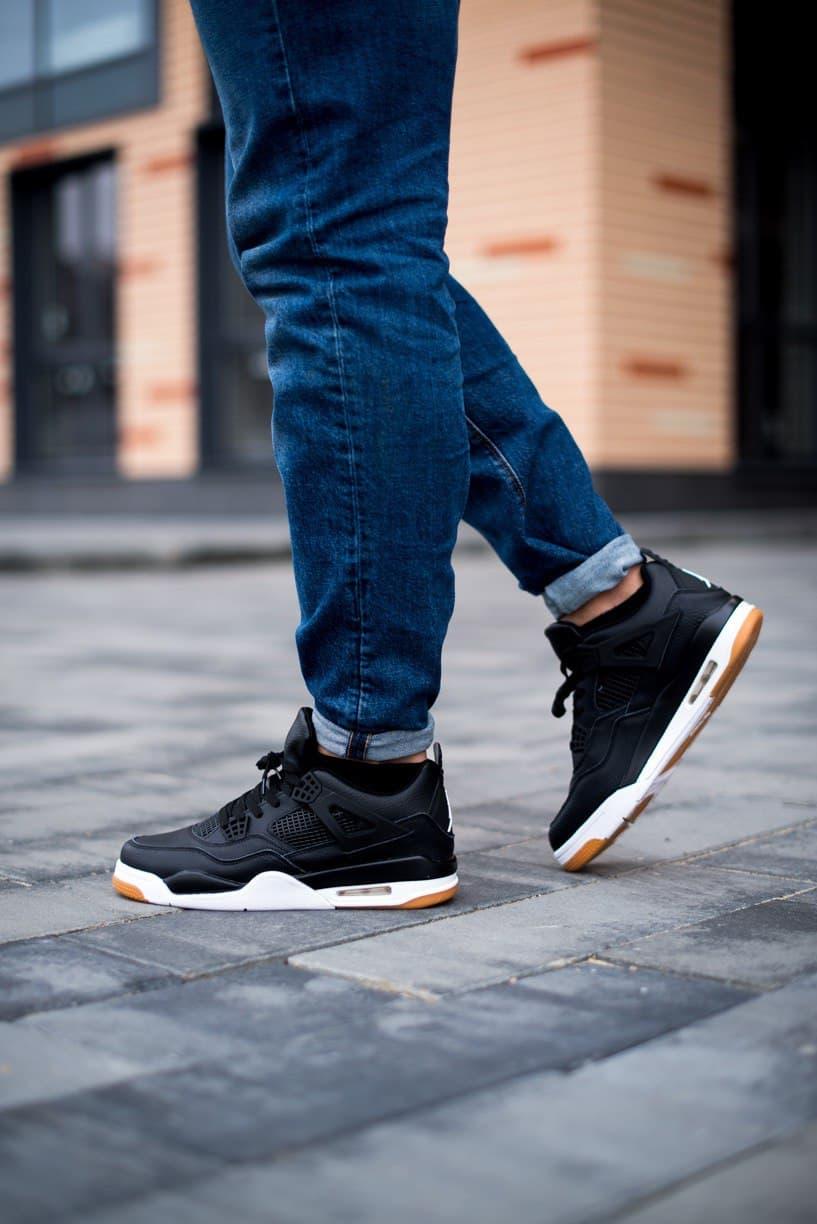 Nike Air Jordan Retro 4 Laser Black Gum 2