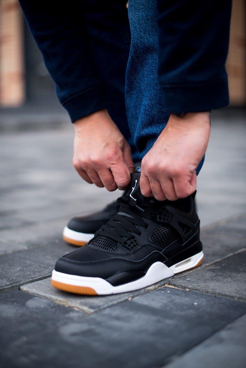 Nike Air Jordan Retro 4 Laser Black Gum 2