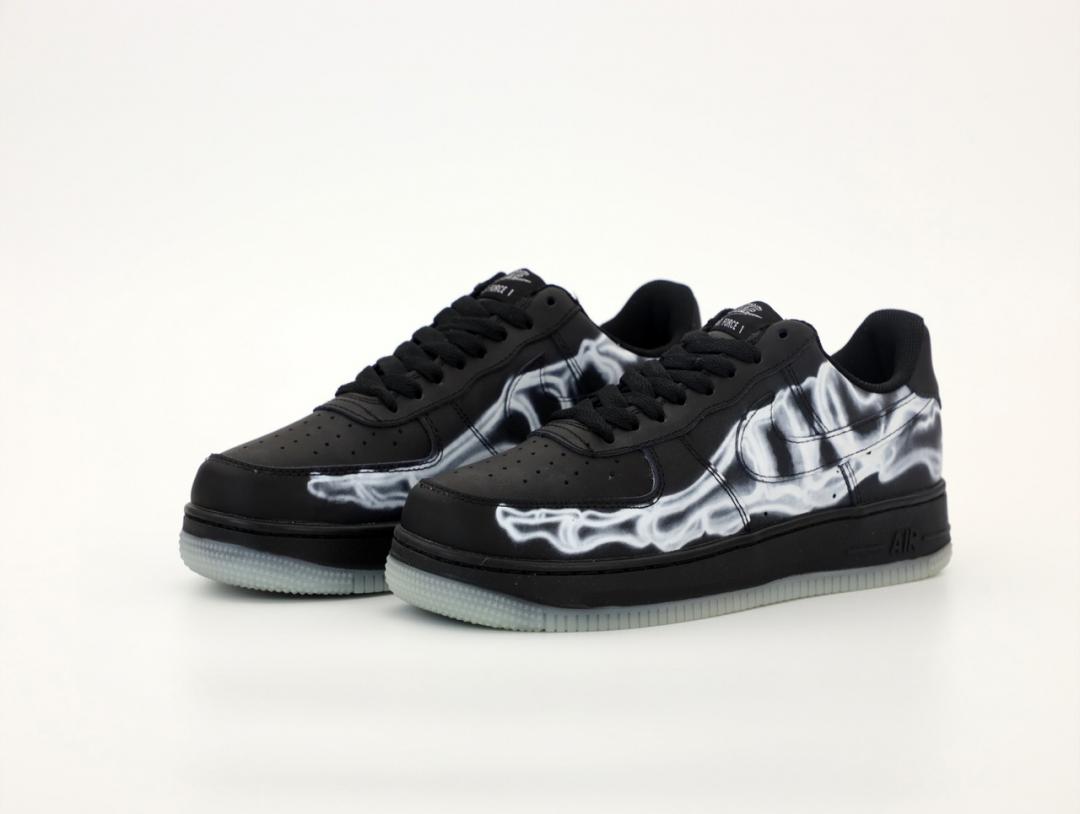 Nike Air Force 1 Skeleton QS Black