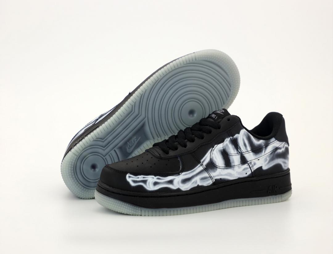 Nike Air Force 1 Skeleton QS Black