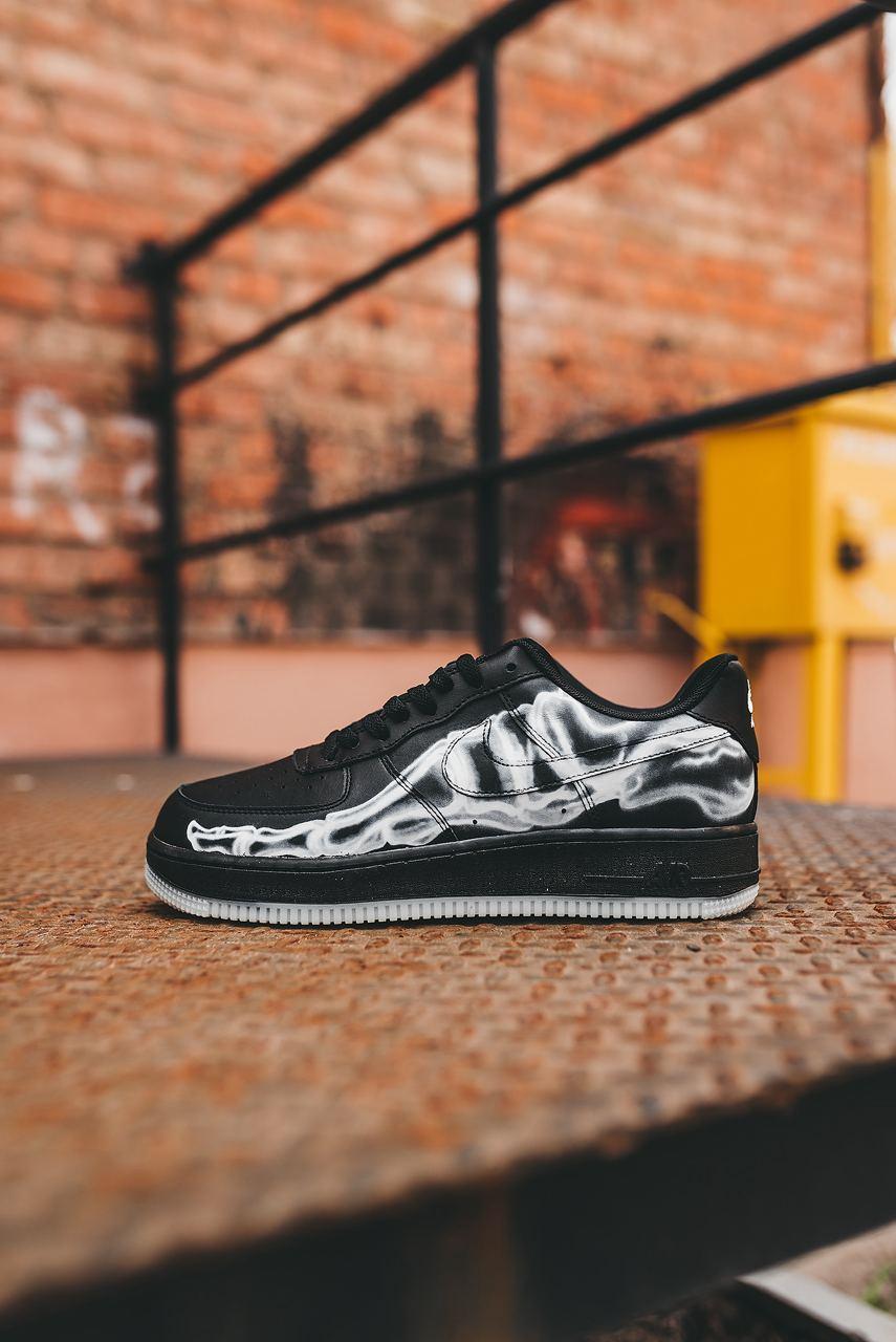 Nike Air Force 1 Skeleton QS Black