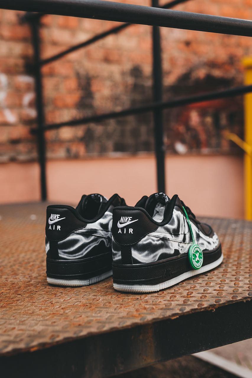 Nike Air Force 1 Skeleton QS Black