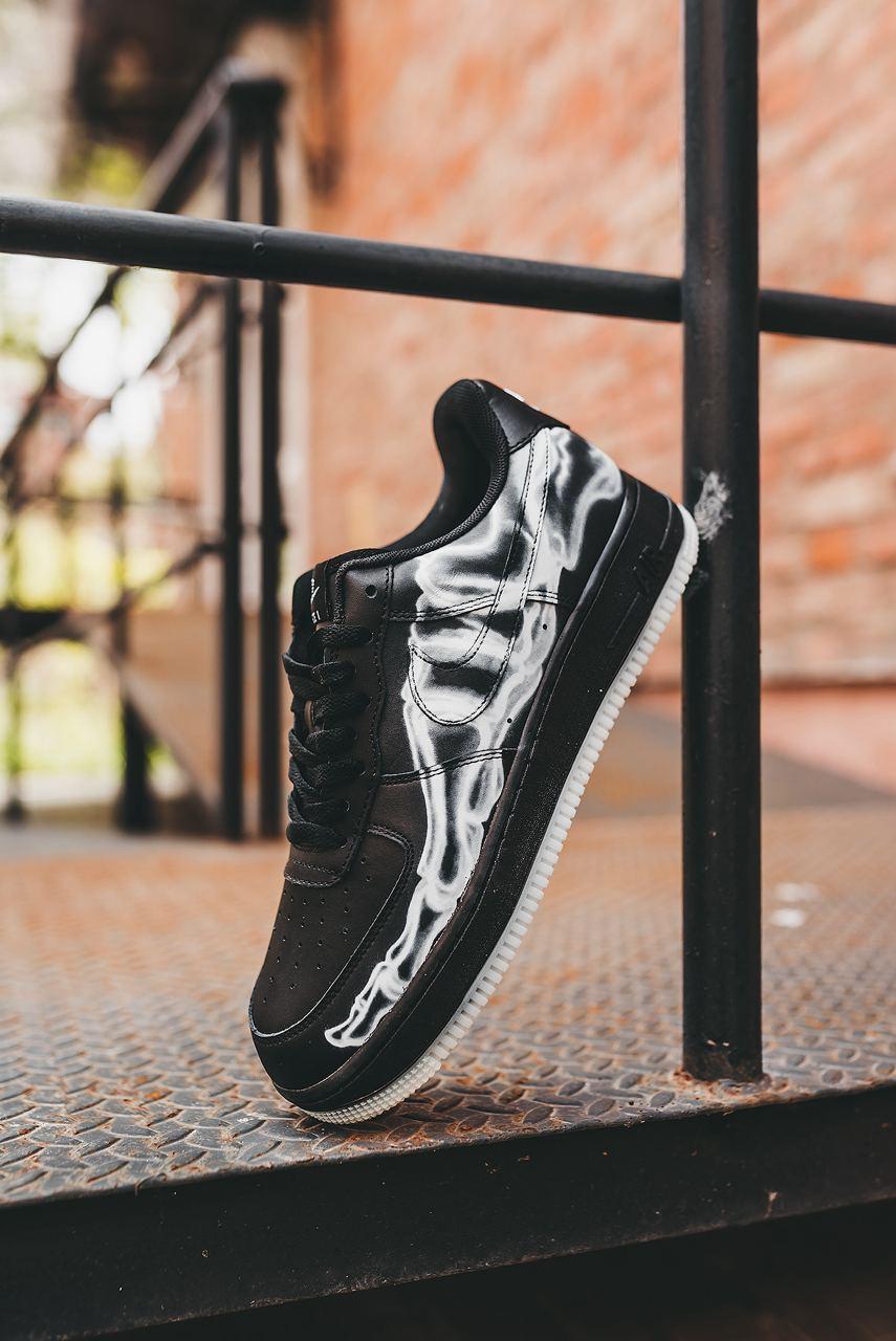 Nike Air Force 1 Skeleton QS Black
