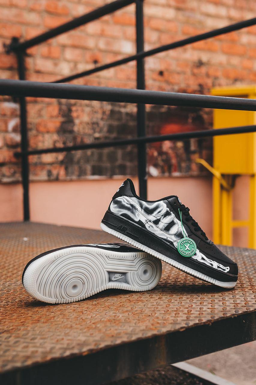 Nike Air Force 1 Skeleton QS Black