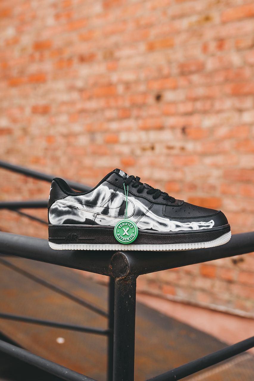 Nike Air Force 1 Skeleton QS Black