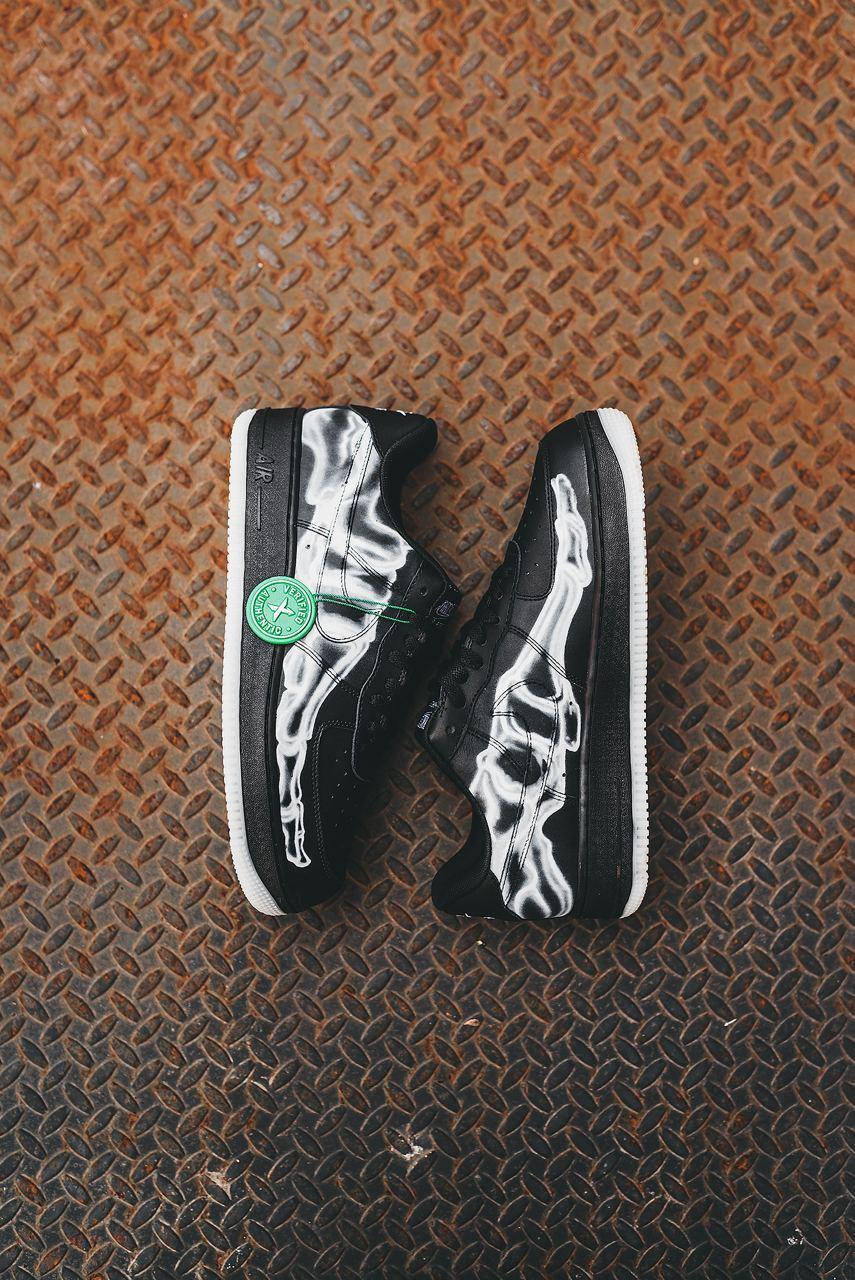 Nike Air Force 1 Skeleton QS Black