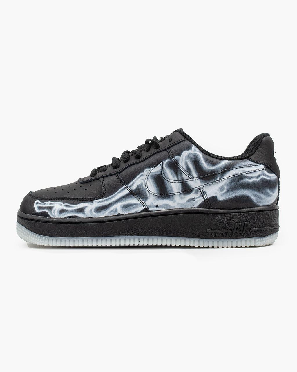 Nike Air Force 1 Skeleton QS Black