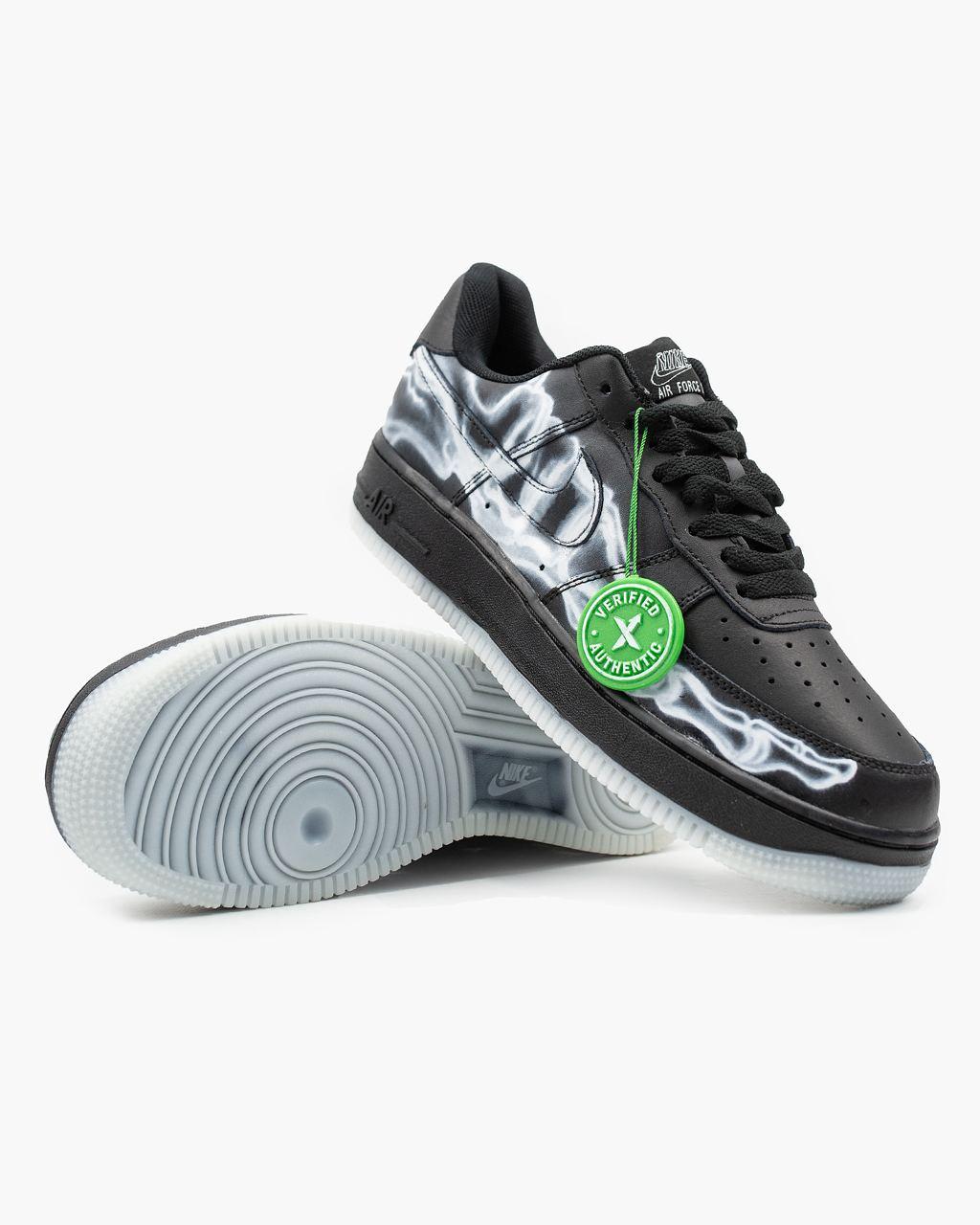 Nike Air Force 1 Skeleton QS Black