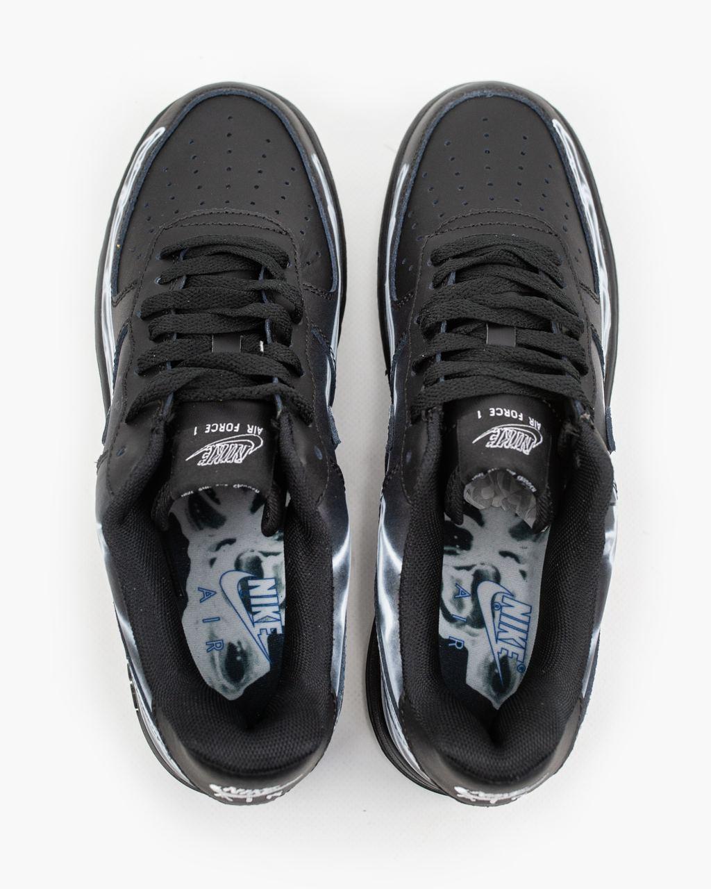 Nike Air Force 1 Skeleton QS Black